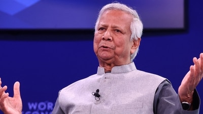 Muhammad Yunus, a Nobel Peace Prize winner, led Bangladesh's interim administration, which said Friday that it will stop arson and vandalism occurring around the nation. (REUTERS/Yves Herman)