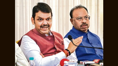 Meanwhile, Maharashtra chief minister Devendra Fadnavis on Thursday directed the police to take strict action, like slapping the Maharashtra Control of Organised Crime Act (MCOCA), against those who harass and blackmail industries, without considering their party affiliations. (HT PHOTO) Meanwhile, Maharashtra chief minister Devendra Fadnavis on Thursday directed the police to take strict action, like slapping the Maharashtra Control of Organised Crime Act (MCOCA), against those who harass and blackmail industries, without considering their party affiliations. (HT PHOTO)