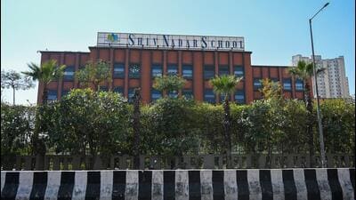 On Wednesday, four private schools in Noida —Step by Step, The Heritage, Gyanshree, and Mayoor School—had received bomb threat emails. (Sunil Ghosh/HT Photo) On Wednesday, four private schools in Noida —Step by Step, The Heritage, Gyanshree, and Mayoor School—had received bomb threat emails. (Sunil Ghosh/HT Photo)