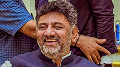 Karnataka Deputy Chief Minister DK Shivakumar. (PTI)