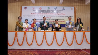 Principal Ashima Gakhar said that there is a need to discuss the intersection of economic growth, gender equality, and sustainability, highlighting women as key drivers of change in the green economy. (HT File) Principal Ashima Gakhar said that there is a need to discuss the intersection of economic growth, gender equality, and sustainability, highlighting women as key drivers of change in the green economy. (HT File)