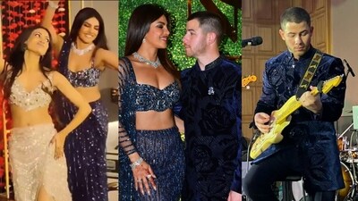 Priyanka Chopra and Nick Jonas enjoy former's brother Siddharth’s sangeet Priyanka Chopra and Nick Jonas enjoy former's brother Siddharth’s sangeet