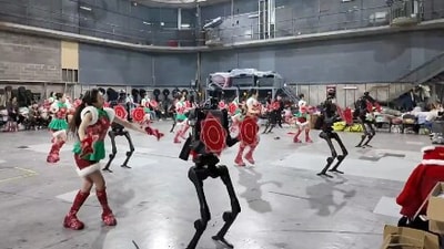 China’s Spring Festival Gala showcased dancing robots, wowing some but unsettling others who felt the performance lacked human emotion. (X/@UnitreeRobotics) China’s Spring Festival Gala showcased dancing robots, wowing some but unsettling others who felt the performance lacked human emotion. (X/@UnitreeRobotics)
