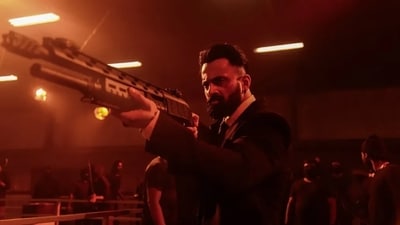 Unni Mukundan in a still from Haneef Adeni's neo-noir film Marco. Unni Mukundan in a still from Haneef Adeni's neo-noir film Marco.