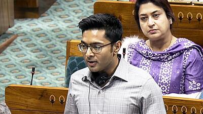 Trinamool Congress MP Abhishek Banerjee said the government claims to have no money to increase subsidies on essential commodities, yet it slashes corporate tax rates, giving billionaires an even bigger slice of the pie (ANI) Trinamool Congress MP Abhishek Banerjee said the government claims to have no money to increase subsidies on essential commodities, yet it slashes corporate tax rates, giving billionaires an even bigger slice of the pie (ANI)