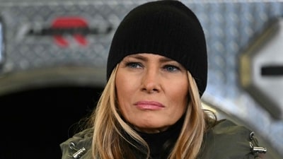 Melania Trump aims to carve her own identity in the White House while remaining detached from the political spotlight.
(Photo by Mandel NGAN / AFP) (AFP) Melania Trump aims to carve her own identity in the White House while remaining detached from the political spotlight.
(Photo by Mandel NGAN / AFP) (AFP)