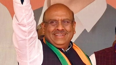 BJP candidate from Rohini constituency Vijender Gupta. (PTI)