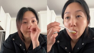 A woman shared an emotional moment online as she ate her late husband's final home-cooked meal after preserving it for two years. (Instagram) A woman shared an emotional moment online as she ate her late husband's final home-cooked meal after preserving it for two years. (Instagram)