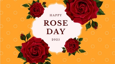 Happy Rose Day 2025: Rose Day celebrates love and admiration with the exchange of roses. Happy Rose Day 2025: Rose Day celebrates love and admiration with the exchange of roses.