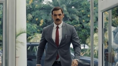John Abraham in a still from The Diplomat, which releases in theatres on March 7. John Abraham in a still from The Diplomat, which releases in theatres on March 7.