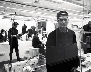 Manish Malhotra strikes a pose at his Noida atelier (Photo: Irbaaz Ali) Manish Malhotra strikes a pose at his Noida atelier (Photo: Irbaaz Ali)