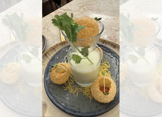 Chef Suresh Pillai’s golgappas are legendary in Kochi. Chef Suresh Pillai’s golgappas are legendary in Kochi.
