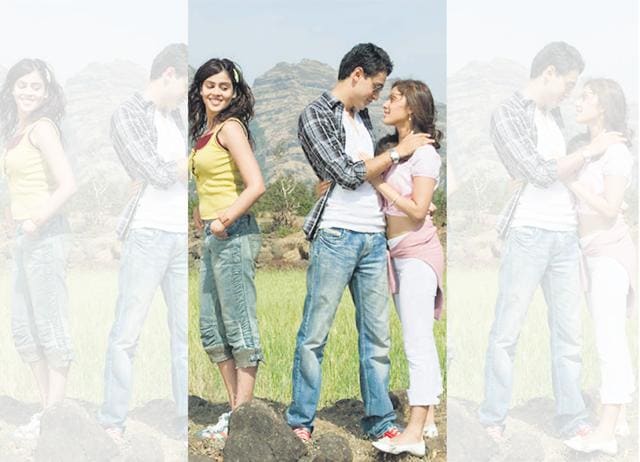 Shivdasani says the love triangle in Jaane Tu Ya Jaane Na (2008) makes no sense. Shivdasani says the love triangle in Jaane Tu Ya Jaane Na (2008) makes no sense.