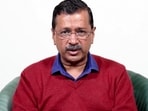 New Delhi, Feb 08 (ANI): Aam Aadmi Party (AAP) National Convener Arvind Kejriwal speaks on Delhi Assembly election results, in New Delhi on Saturday. (ANI Photo)