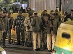 Delhi Police and a bomb disposal team rushed to the scene.