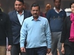AAP convener Arvind Kejriwal, Delhi chief minister Atishi and Raghav Chadda.