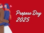 Propose Day 2025 shayari: Check out these Propose Day shayaris. (Image by Canva)