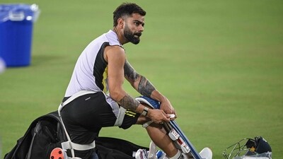 India's Virat Kohli attends a practice session at the Barabati Stadium in Cuttack. (AFP) India's Virat Kohli attends a practice session at the Barabati Stadium in Cuttack. (AFP)
