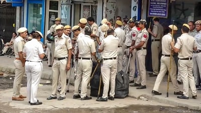 The building has been temporarily closed due to security concerns amid the election results in Delhi. (Representative/PTI) The building has been temporarily closed due to security concerns amid the election results in Delhi. (Representative/PTI)