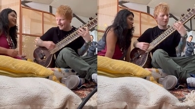 Ed Sheeran was guided by sitar player Megha Rawoot. Ed Sheeran was guided by sitar player Megha Rawoot.