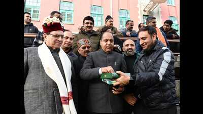 Former Himachal Pradesh chief minister and leader of Opposition Jai Ram Thakur on Saturday said that the people of Delhi have reaffirmed their faith in Prime Minister Narendra Modi’s vision of good governance and development by giving the BJP a massive mandate. (Deepak Sansta/ HT)