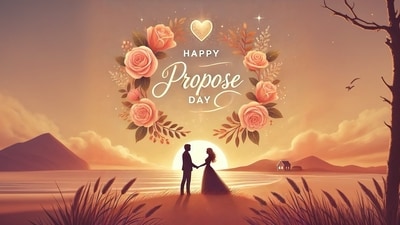 Happy Propose Day 2025: Say what is in your heart to your beloved with these images, wishes and gifs. Happy Propose Day 2025: Say what is in your heart to your beloved with these images, wishes and gifs.