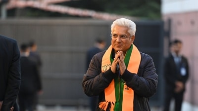 Kailash Gahlot won the Bijwasan seat on a BJP ticket. ( Ajay Aggarwal/HT Photo) Kailash Gahlot won the Bijwasan seat on a BJP ticket. ( Ajay Aggarwal/HT Photo)