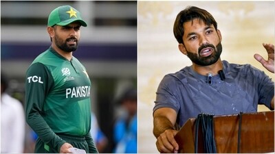Babar Azam (L) is set to assume the opener's role in Champions Trophy (Files) Babar Azam (L) is set to assume the opener's role in Champions Trophy (Files)