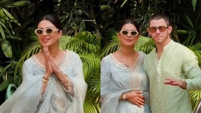 Priyanka Chopra and Nick Jonas spotted together in Mumbai.
