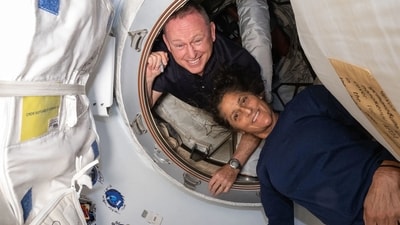 Sunita Williams and Butch Wilmore have been on the International Space Station since June. (AFP) Sunita Williams and Butch Wilmore have been on the International Space Station since June. (AFP)