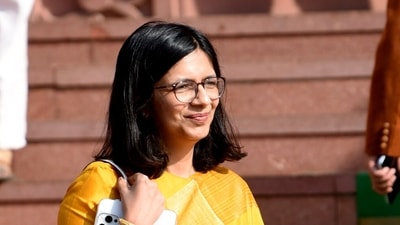 Rajya Sabha MP Swati Maliwal at Parliament during the Winter Session, in New Delhi. (ANI) Rajya Sabha MP Swati Maliwal at Parliament during the Winter Session, in New Delhi. (ANI)