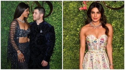 Priyanka Chopra wore stunning ensembles for her brother Siddharth Chopra's wedding. Priyanka Chopra wore stunning ensembles for her brother Siddharth Chopra's wedding.