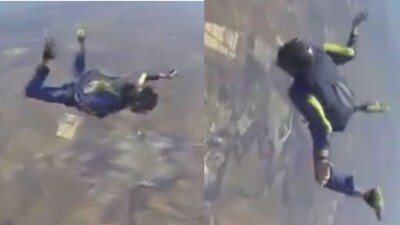 A fellow diver came to the rescue. (X/@Crazyclips) A fellow diver came to the rescue. (X/@Crazyclips)