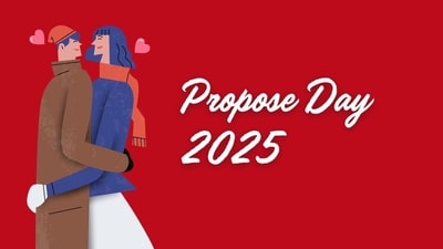 Propose Day 2025 shayari: Check out these Propose Day shayaris. (Image by Canva) Propose Day 2025 shayari: Check out these Propose Day shayaris. (Image by Canva)