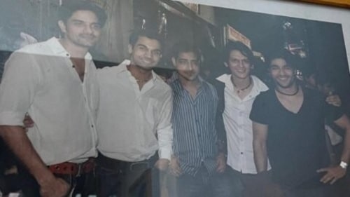 (From L-R) Jaideep Ahlawat, Rajkummar Rao, Prabhat, Vijay Varma, and Sunny Hinduja at FTII in 2007. (Twitter) (From L-R) Jaideep Ahlawat, Rajkummar Rao, Prabhat, Vijay Varma, and Sunny Hinduja at FTII in 2007. (Twitter)