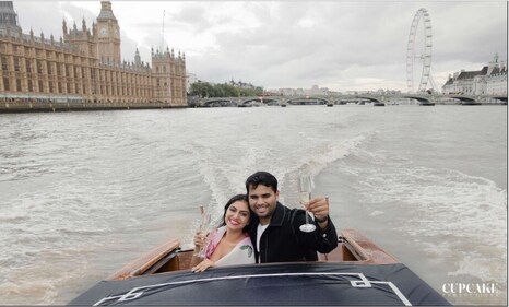 For Gurugram-based couple, Thames River in London (UK) was the perfect location