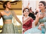 Priyanka Chopra wore an emerald and diamond necklace for her brother's wedding. Priyanka Chopra wore an emerald and diamond necklace for her brother's wedding.