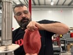 Over 20 steps in the ball production process are performed by skilled personnel.