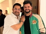Aamir Khan and Suresh Raina met in Mumbai recently. Aamir Khan and Suresh Raina met in Mumbai recently.
