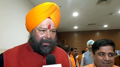 BJP MLA elect Tarvinder Singh Marwah from the Jangpura Assembly constituency speaks to the media in New Delhi on Saturday after the party's win in the Delhi Assembly elections. (ANI ) BJP MLA elect Tarvinder Singh Marwah from the Jangpura Assembly constituency speaks to the media in New Delhi on Saturday after the party's win in the Delhi Assembly elections. (ANI )