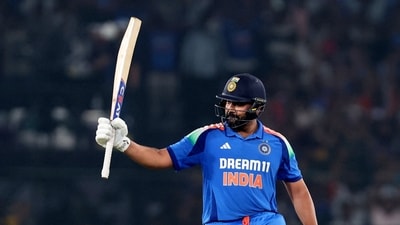Rohit Sharma rolled back the years with a sublime hundred (Reuters)