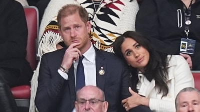 Britain's Prince Harry and Meghan Markle, the Duke and Duchess of Sussex, attend the opening ceremony of the 2025 Invictus Games in Vancouver, Canada, Saturday, Feb. 8, 2025. (Aaron Chown/PA via AP) (AP) Britain's Prince Harry and Meghan Markle, the Duke and Duchess of Sussex, attend the opening ceremony of the 2025 Invictus Games in Vancouver, Canada, Saturday, Feb. 8, 2025. (Aaron Chown/PA via AP) (AP)