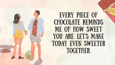 On Chocolate Day, couples gift chocolates to express their love and affection towards each other. (Image by Canva) On Chocolate Day, couples gift chocolates to express their love and affection towards each other. (Image by Canva)