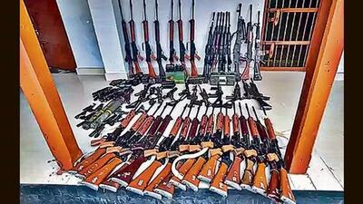 Eyewitnesses said 40-50 armed individuals arrived in five vehicles and attempted to overpower the security post in Yairipok Kakmayai around 7.30p (HT photo/Representative)