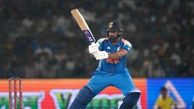 Rohit Sharma got off to a sensational start in his innings with Shubman Gill playing the perfect second fiddle. (AP) Rohit Sharma got off to a sensational start in his innings with Shubman Gill playing the perfect second fiddle. (AP)