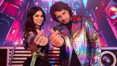 Loveyapa box office collection day 3: Khushi Kapoor and Junaid Khan in a still from the film. Loveyapa box office collection day 3: Khushi Kapoor and Junaid Khan in a still from the film.