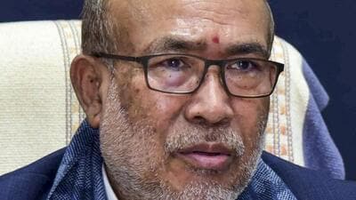 Manipur chief minister N Biren Singh. (PTI) Manipur chief minister N Biren Singh. (PTI)