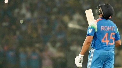 Rohit Sharma played like he never was suffering from a stunning dip in form in the last six months as he took England to the cleaners and powered India to a four-wicket win. Rohit scored 119 in 90 balls in an innings laced with 12 fours and seven sixes and India chased down a target of 305 with four wickets and 33 balls to spare. (PTI) Rohit Sharma played like he never was suffering from a stunning dip in form in the last six months as he took England to the cleaners and powered India to a four-wicket win. Rohit scored 119 in 90 balls in an innings laced with 12 fours and seven sixes and India chased down a target of 305 with four wickets and 33 balls to spare. (PTI)