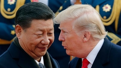 President Donald Trump talks with China's President Xi Jinping during a welcome ceremony at the Great Hall of the People in Beijing. (File) (AP) President Donald Trump talks with China's President Xi Jinping during a welcome ceremony at the Great Hall of the People in Beijing. (File) (AP)