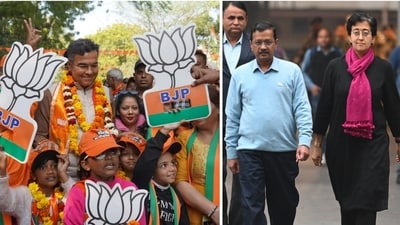 AAP lost the Delhi assembly election 2025, winning only 22 seats, down from its 2020 poll tally of 62. (PTI photos/File) AAP lost the Delhi assembly election 2025, winning only 22 seats, down from its 2020 poll tally of 62. (PTI photos/File)